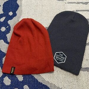 Bundle of knit slouchy hats